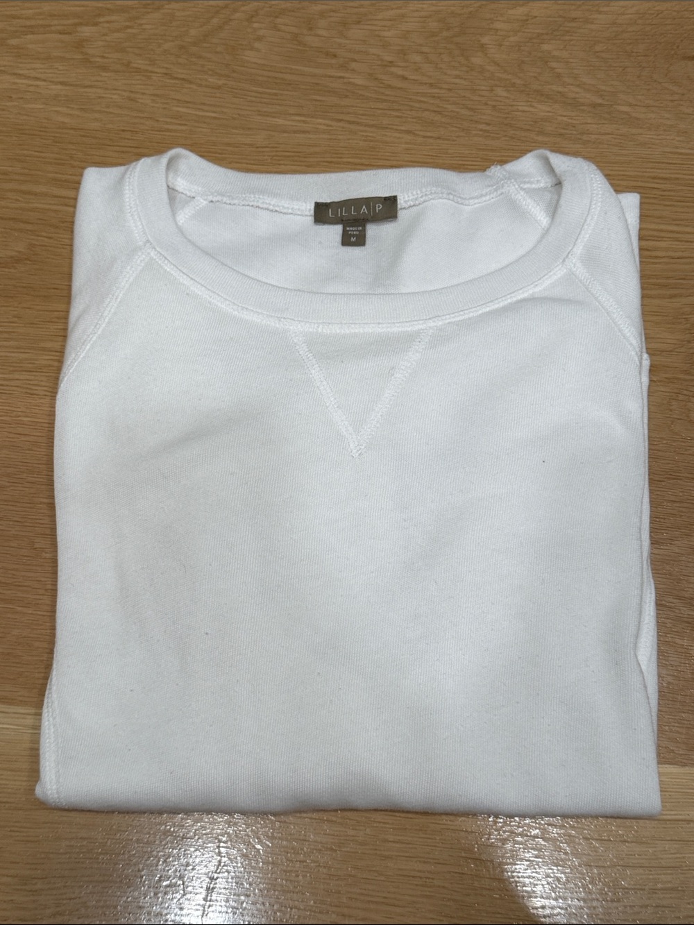 Lilla P White Crewneck Sweater